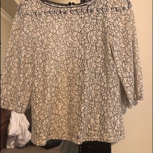 Lace Ann Taylor Loft Top
